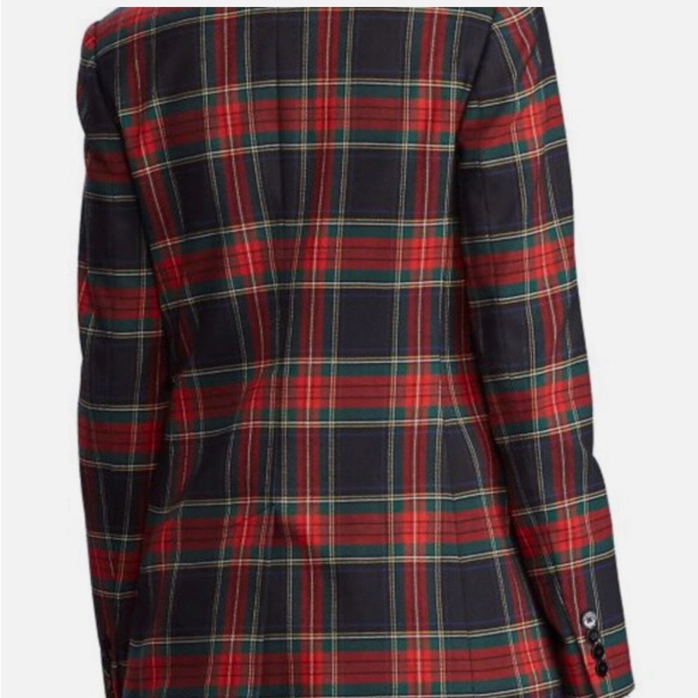 ** RALPH LAUREN TARTAN PLAID
PINTEREST RUNWAY CLASSIC CLUB
BLAZER JACKET 8 - Picture 3 of 9